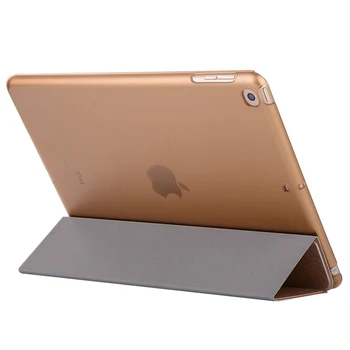 Ľahký pevný Prípad Tabletu Apple ipad 7 7. 10.2'A2200 A2198 A2232 Prípade Transparentné + pu Ochranné puzdro + film