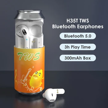 Športové Nepremokavé H35T Bezdrôtové Slúchadlá Creative Môžu Tvar Slúchadlá TWS Bezdrôtové Bluetooth Slúchadlá Hudbu Slúchadlá