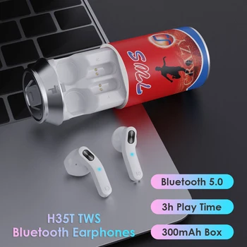 Športové Nepremokavé H35T Bezdrôtové Slúchadlá Creative Môžu Tvar Slúchadlá TWS Bezdrôtové Bluetooth Slúchadlá Hudbu Slúchadlá